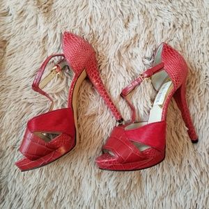 Michael Kors Crocodile Calf Leather Pumps